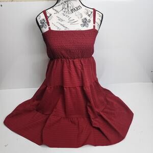 Women's Spaghetti Strap Cute Short Mini Sundress Sleeveless Summer Dress Size S